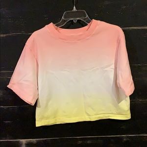 Tie-dye crop top